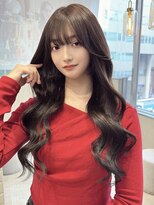 リリー(Lilley) 【lilley 稲永麻衣】韓国エクステ+羽エクステ+ロング+韓国ヘア