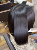 ドライだけでサラツヤヘアー/髪質改善/縮毛矯正