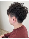 刈り上げパーマ♪