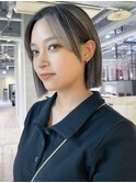似合わせカットメルティカラーホワイトブロンド_ba419131