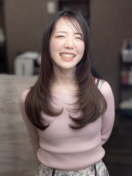 ヘアーサロン アモル(HAIR SALON Amor)の写真/今っぽい垢抜けヘアの鍵は“顔まわり”!顔型・骨格・クセに合わせたカットで、「似合わせStyle」をご提案◎