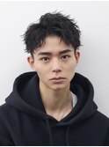 ツイスパハーフアップバング