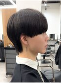 黒髪マッシュナチュラルマッシュメンズヘア韓国ツーブロック
