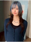 渋谷/ウルフカット  デザインカラー ルーツカラー エンドカラー