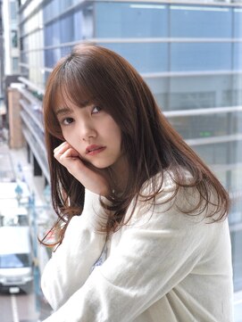 エアー 銀座(air) レイヤーカット／ナチュラル／モテ髪/銀座/ロングレイヤー