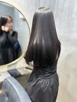 ネウィ 梅田(newi)&nbsp;【暗髪の中に艶髪を】ブルーブラック×髪質改善トリートメント