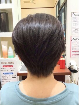 美容室ヒラトヤ 都南店 20代30代40代♪大人かわいい小顔ショートボブ☆シースルー前髪