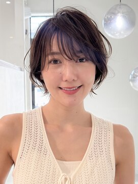 ロンドエニカ 大宮(Lond enika) グランマッシュ/細めハイライト/ショート/白髪ぼかし/前髪☆30