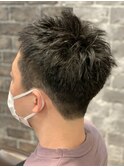 【猪俣望】メンズ刈上げショート