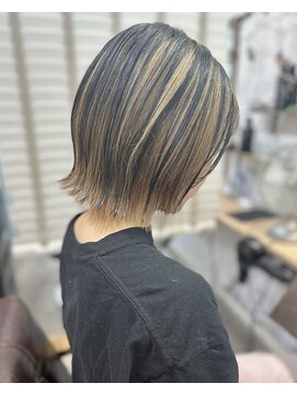 ラウラアンドロー(LAURA&RO) ミルクティーベージュダブルカラーインナーカラーケアブリーチ