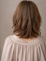 カバーヘア ブリス 志木南口駅前店(COVER HAIR bliss)&nbsp;ミルクティーブロンドウルフカットクラゲヘアーA8志木20代30代