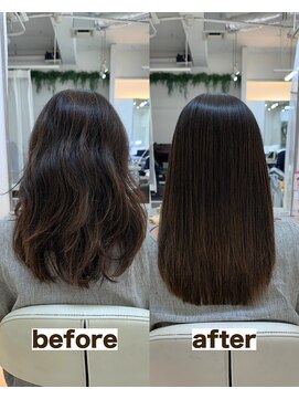 シゲ 自由が丘店(SHIGE) 毎月白髪染めしてても大丈夫/地毛風髪質改善ストレート/縮毛矯正