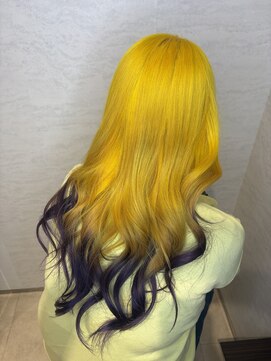 タヤ 東急百貨店吉祥寺店(TAYA) 高発色イエロー×裾パープル