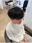 ハネすぎずおしゃれに、シャドウパーマ