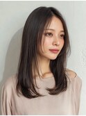 ミルクティーブロンド/ダークブルー/デジタルパーマ/大口新子安