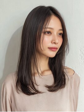ロディーナコク 大口 新子安(rodina.coc) ミルクティーブロンド/ダークブルー/デジタルパーマ/大口新子安