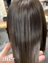 アイスタイルプレミアム フジ三篠店(I STYLE premium) 高濃度水素ケアカラー+オーダーメイド髪質改善トリートメント