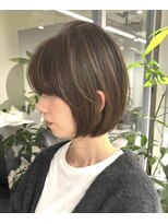 ジービージー(GBG) くびれショートボブ40代50代グレイカラー白髪染め白髪ぼかし