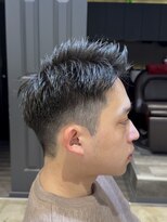 リゴ ヘアー(RIGO hair)&nbsp;アップバングショート×フェード刈り上げ