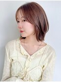 ☆　外ハネボブ　韓国風ミディアムレイヤー☆イメチェン