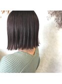 切りっぱなしボブ