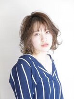 20代30代40代50代/前髪/マチルダボブ/インナーグレージュ/銀座