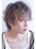 無造作パーマのショート