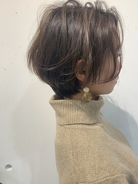 オーク あざみ野(OAK) くせ毛ショート ミルクティカラー【ＯＡＫあざみ野】