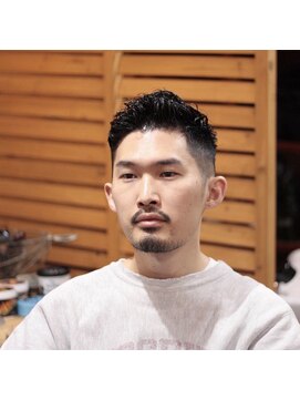 カイバーバーバイウッズ(Kai Barber by woods) men's cut perm