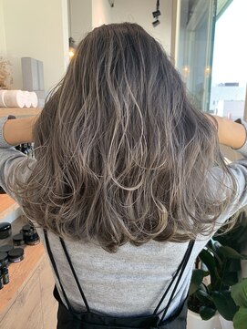 ラフトーキョウセカンド(RAF TOKYO 2nd) 【福岡NO.1STYLE】NAO流ラベンダーグレージュ×バレイヤージュ