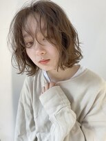 コフィー バイ メルト 吉祥寺(cofy by melt)&nbsp;【中澤彩乃】小顔ボブふんわりまろやかベージュラベンダー外ハネ