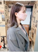 モーヴカラーシースルー前髪 ショコラピンク フレンチガーリー