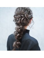 ミル(1001 mille)&nbsp;ふわふわ編み下ろしアレンジ【1001mille】