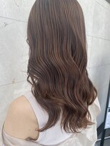 ロンドルーチェ 心斎橋(Lond luce)&nbsp;ダークアッシュ/ミディアムレイヤーカット［髪質改善/縮毛矯正］