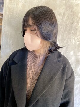サクラ 岐阜(SAKURA) 仕事も安心！結んで隠せるインナーカラーベージュ　岐阜美容室