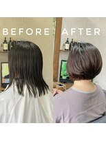 カミケン 清明店(kamiken.)&nbsp;すっきりまとまるワンカール大人ショートボブ【カミケン清明店】