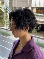 イエローコーン 金沢文庫店(YELLOW CORN) センターパートマッシュパーマ/波巻きツイストスパイラルパーマ