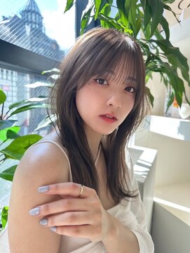 ジーナ 渋谷駅前(Zina) 髪質改善＊透けダークレッドブラウン＊美髪【Zina  渋谷】