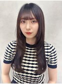 ロングスタイル/フェイスレイヤー/レイヤーカット