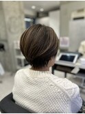 ioLu髪質改善トリートメント×カラー【六甲道/白髪ぼかし】