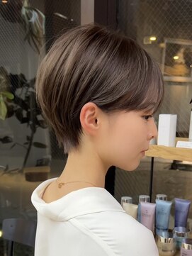 ラフ 立川(Laff) ショートボブ×ショコラアッシュ【束感/ヘルシースタイル/立川】