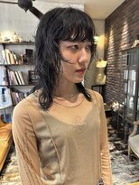 トレンチ(TRENCH)&nbsp;《TRENCH Riku》ウルフパーマ　レイヤーカット　前髪パーマ