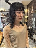 《TRENCH Riku》ウルフパーマ レイヤーカット 前髪パーマ