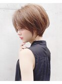 ショートボブ髪型20代30代40代50代前髪あり前髪なし面長丸顔小林