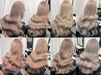 wistell/ブリーチ/エクステ/ケアブリーチ/シールエクステ/ダブルカラー/渋谷