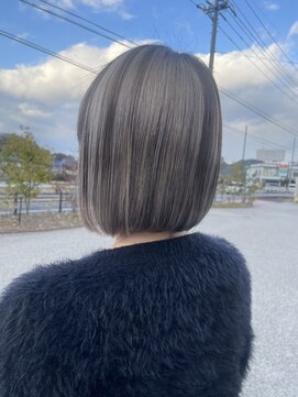ル クール(Le Coeur.) ハイトーンボブ＋ローライト　saku
