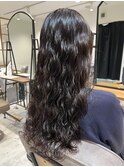 ロングパーマ