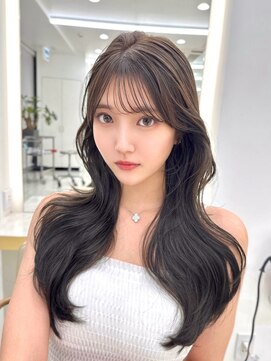 マウル 栄(MAEUL) レイヤー 韓国 顔まわり グレージュ