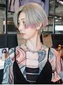 秋色ピンクヘアー小顔ボブルフワンレン_ba534993
