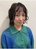 レイヤーボブ×パーマ